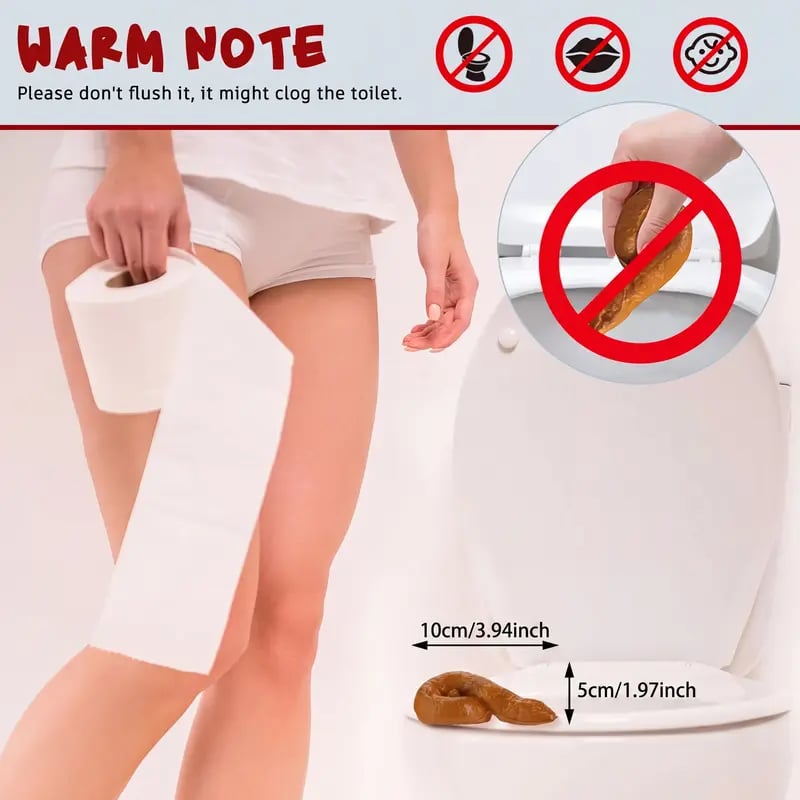 🔥LAST DAY 50% OFF - 💩 PoopPrank™ 5-Pack Realistic Fake Poop Set – Hilarious Gag & Prank Props