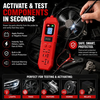 3-in-1 Automotive Power Circuit Probe & Relay Tester – 12V/24V Electrical Diagnostic Tool