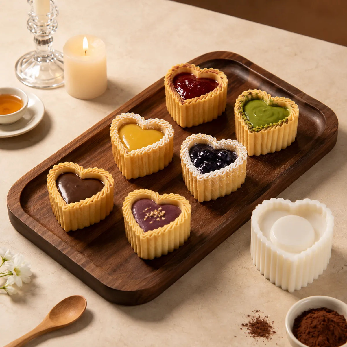 ⏳ Last Day 49% OFF – 🍪 6-Shape Hand-Press Pastry Mold Set | Create Beautiful Homemade Treats For Family Baking, Tea Parties, Seasonal Desserts & Gifting ✨