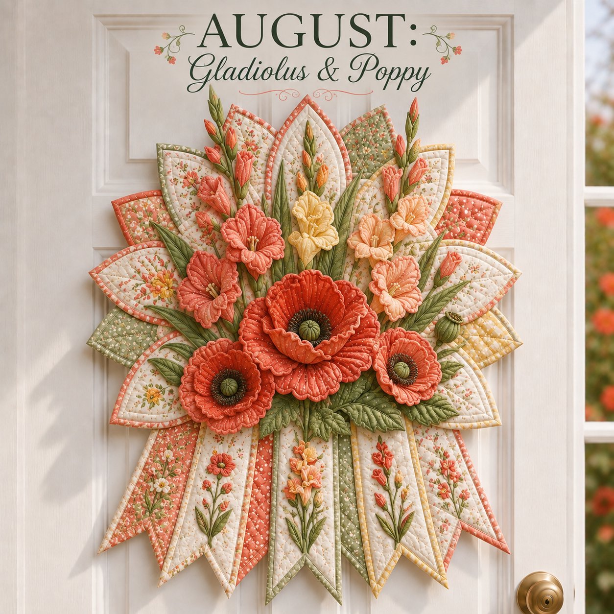 🌸 Beginner-Friendly 12-Month Birth Flower 3D Quilted Wall Hanging Sewing Kit Collection | Complete Kit with Coordinated Fabrics, Sewing Materials & Step-by-Step Guide Included 💕
