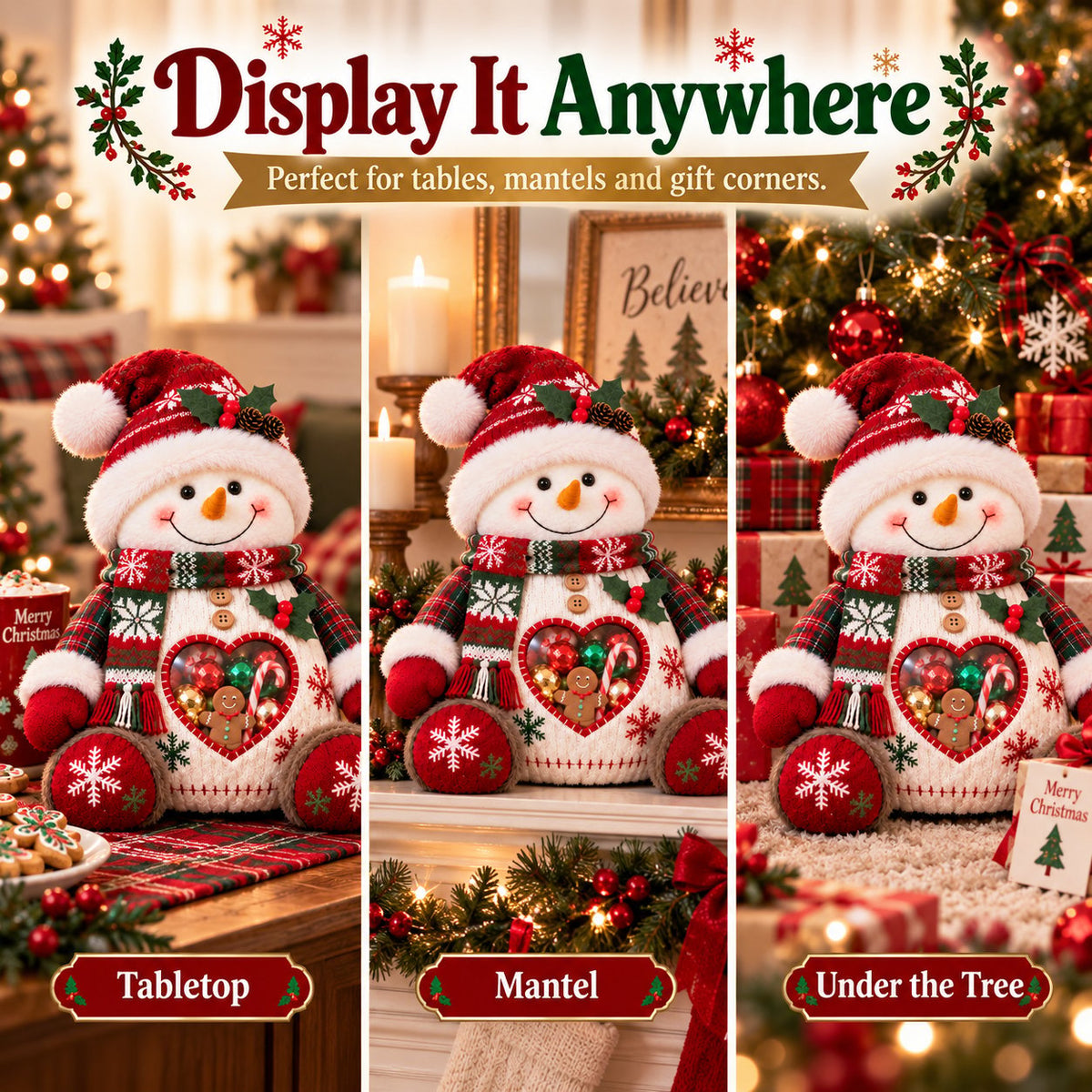 Christmas Character Refillable Treat Holder