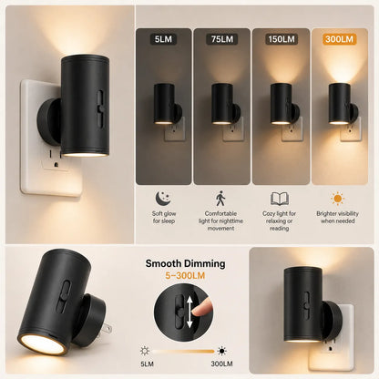 💡 Wireless Cylinder Wall Light — Cozy Glow Anywhere, No Wiring Needed! ✨🏠