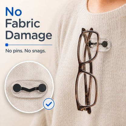 🎉🧲No Damage Clothing Magnetic Glasses Holder(3pcs)