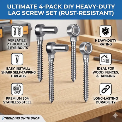 🔥Heavy-Duty M12 Fence Gate Hinge & Bolt Set (2-Pack)