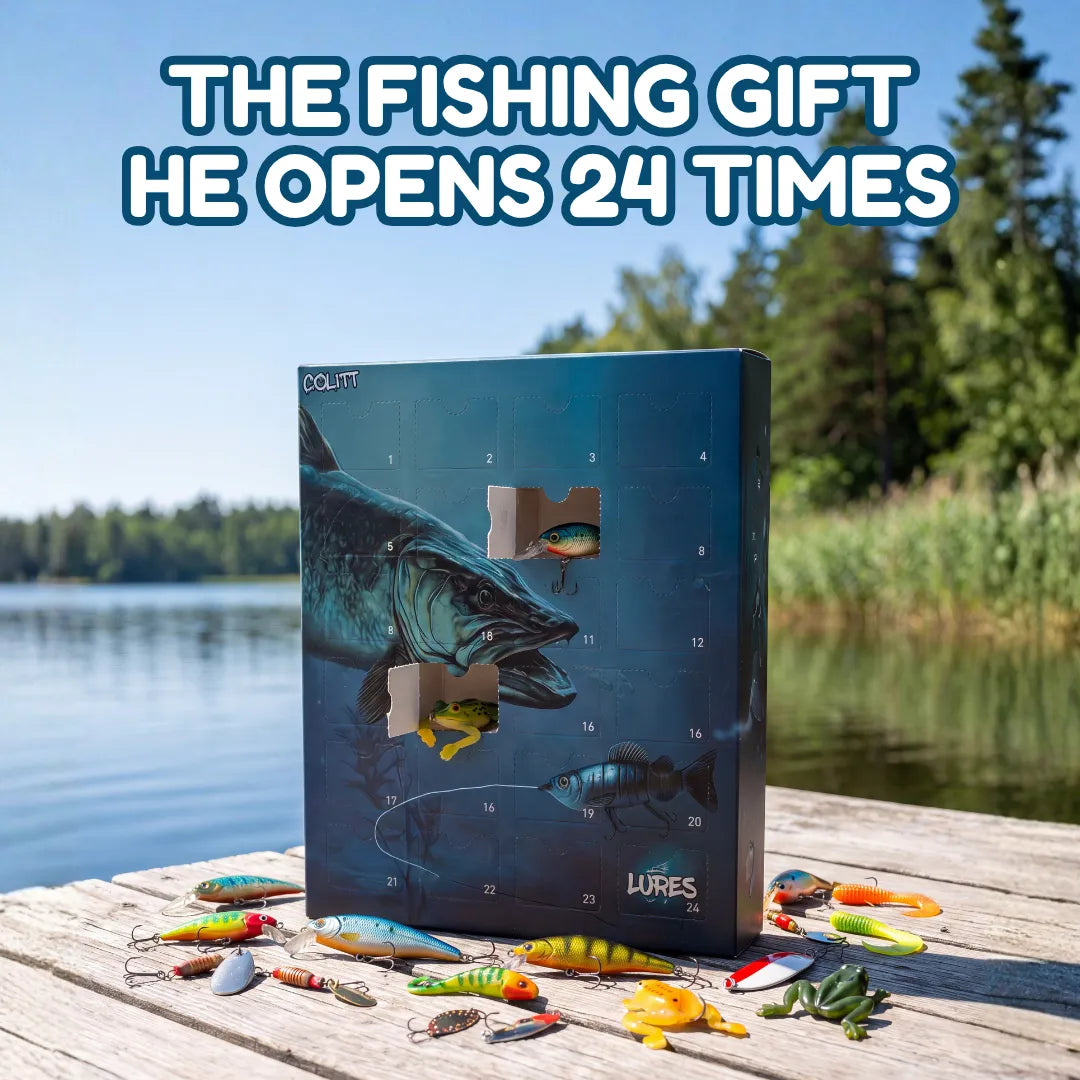 🎣 Angler’s Advent Calendar – 24 Fishing Lure Surprises