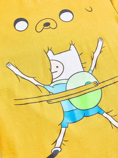 Retro Cartoon Crop Top For Women