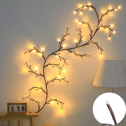 🔥Flexible LED Branch Lights | Remote-Controlled Holiday Wall Decor