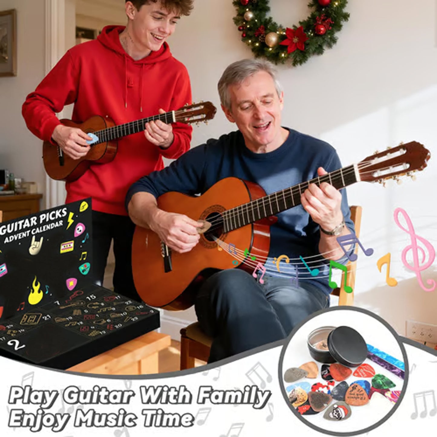 🎸 Guitar Picks Advent Calendar 2026 – 24 Musician Surprises
