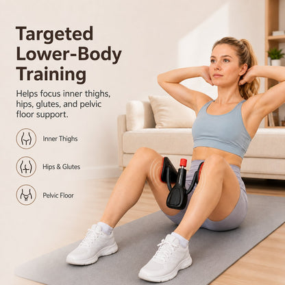 🏋️ Adjustable Counting Inner Thigh & Pelvic Floor Trainer for Home Workouts