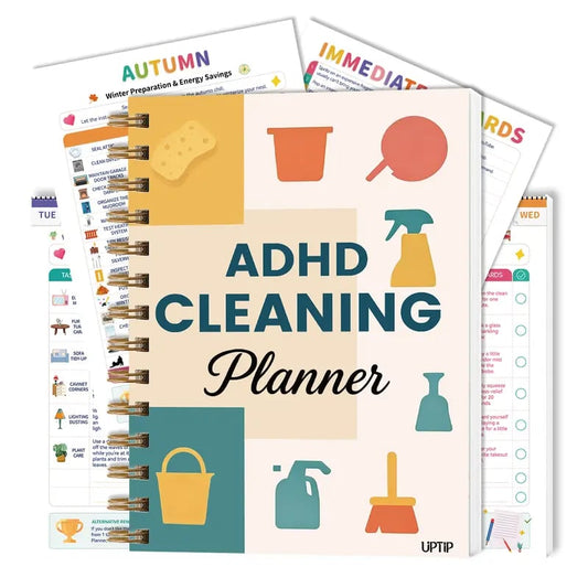 🧠2026 ADHD Cleaning Planner📕Turn Chaos into Calm, One Tiny Step at a Time
