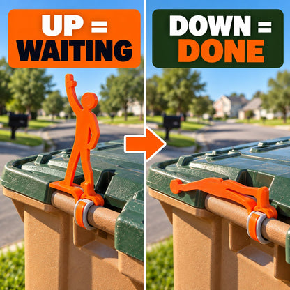 Ready Eddie™ Trash Can Pickup Indicator