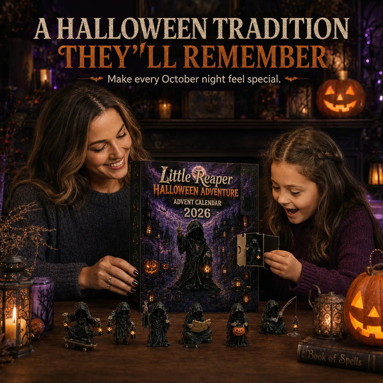 🔥Last Day 50% OFF 🎃 Witch Ghosts Halloween Advent Calendar 2026