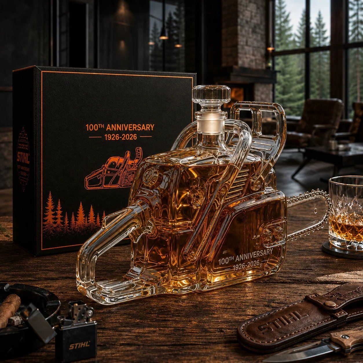 100th Anniversary Whiskey Bottle