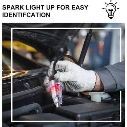 Inline Spark Plug Tester Fast Ignition Check Tool for Cars, Lawn Mowers, Motorcycles & Small Gas Engines