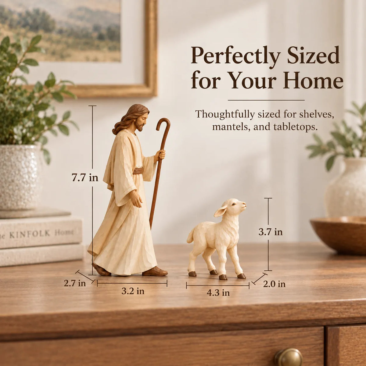 The Good Shepherd & Lambs Sculpture Collection