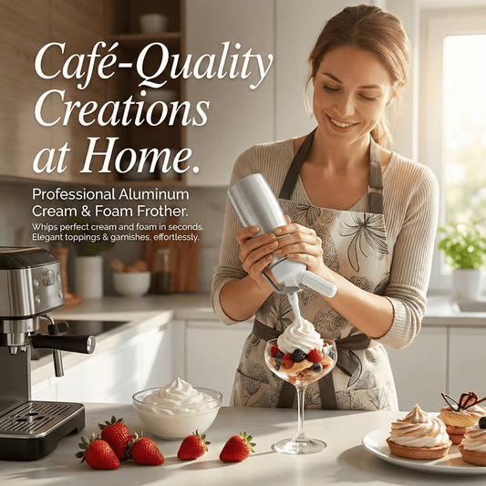 🍰 Professional cream frother