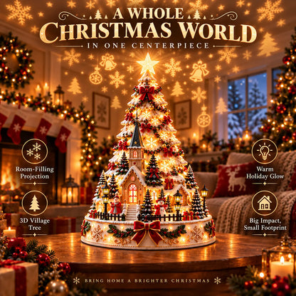 ⭐🏆 60,000+ Sold - 🎄MerryRealm™ Christmas Village Lightscape Tree