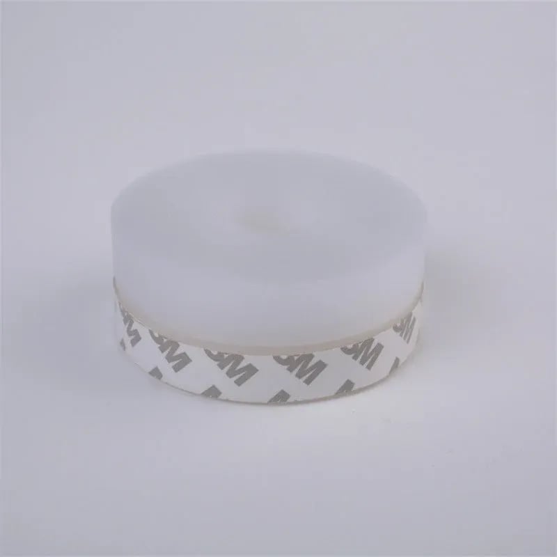 Silicone Door Weather Stripping Seal Strip, 5M/16.4FT Adhesive Door Bottom Draft Stopper for Doors and Windows