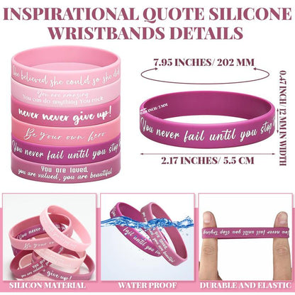✝️ 30/60PCS Bible Verse Bracelets – Christian Faith Wristbands for Church Events, Youth Groups & Sunday School Rewards