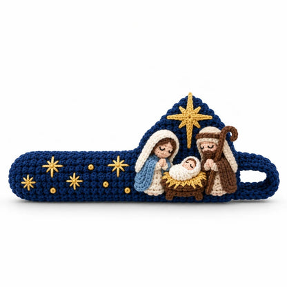 Divine Details: Hand-Crocheted Faith & Blessing Door Handle Covers ✨