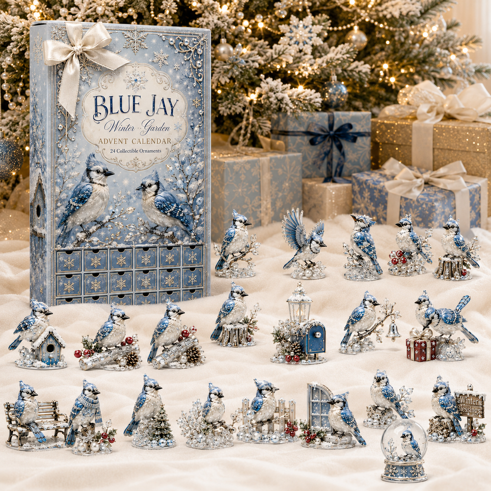 Blue Jay winter Christmas collection