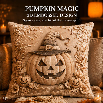 🏆 50K+ SOLD!🎃3D Embossed Halloween Pillow Covers