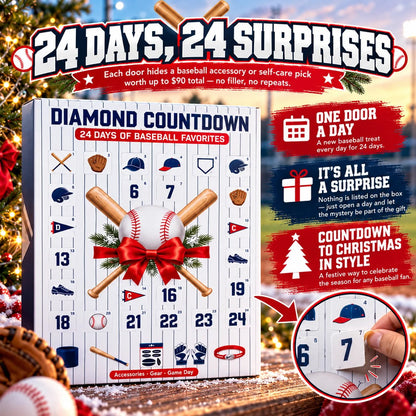 ⚾ Diamond Countdown Baseball Advent Calendar – 24-Day Surprises