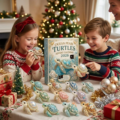 Ocean Pearl Turtles Advent Calendar 2026 – 24 Sea Turtle Collectibles