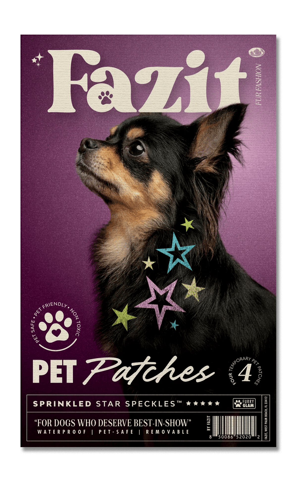 💫Temporary Dog Fur Tattoos – Waterproof, Pet-Safe & Easy to Remove | 4 Patches Per Pack🐾