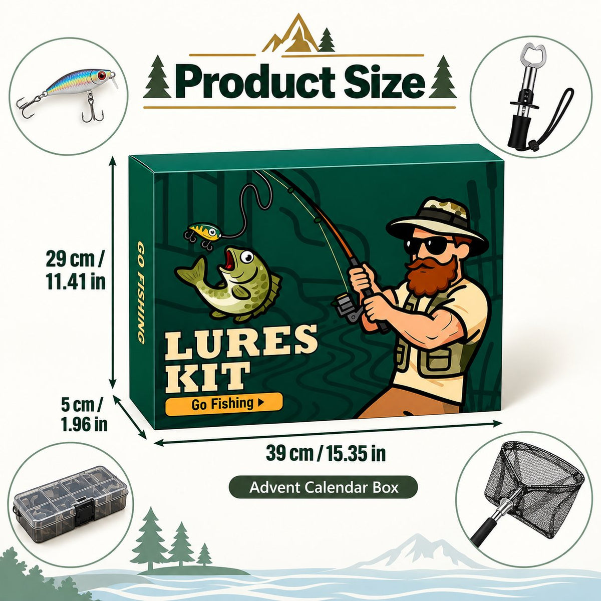 Fishing Tackle Advent Calendar – 24 Practical Fishing Surprises
