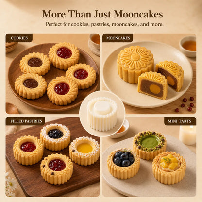 ⏳ Last Day 49% OFF – 🍪 6-Shape Hand-Press Pastry Mold Set | Create Beautiful Homemade Treats For Family Baking, Tea Parties, Seasonal Desserts & Gifting ✨