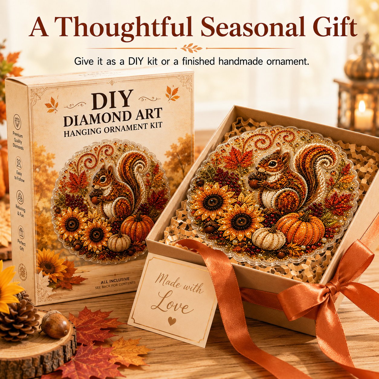 Autumn Diamond Painting Hanging Ornament