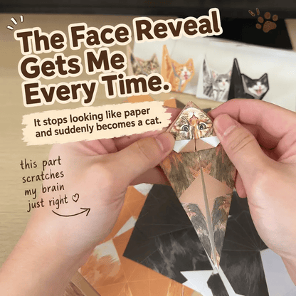 Kitty World 3D Cat Origami Kit