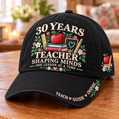 🎉 30-Year Career Milestone Baseball Caps | Celebrate a Lifetime of Dedication