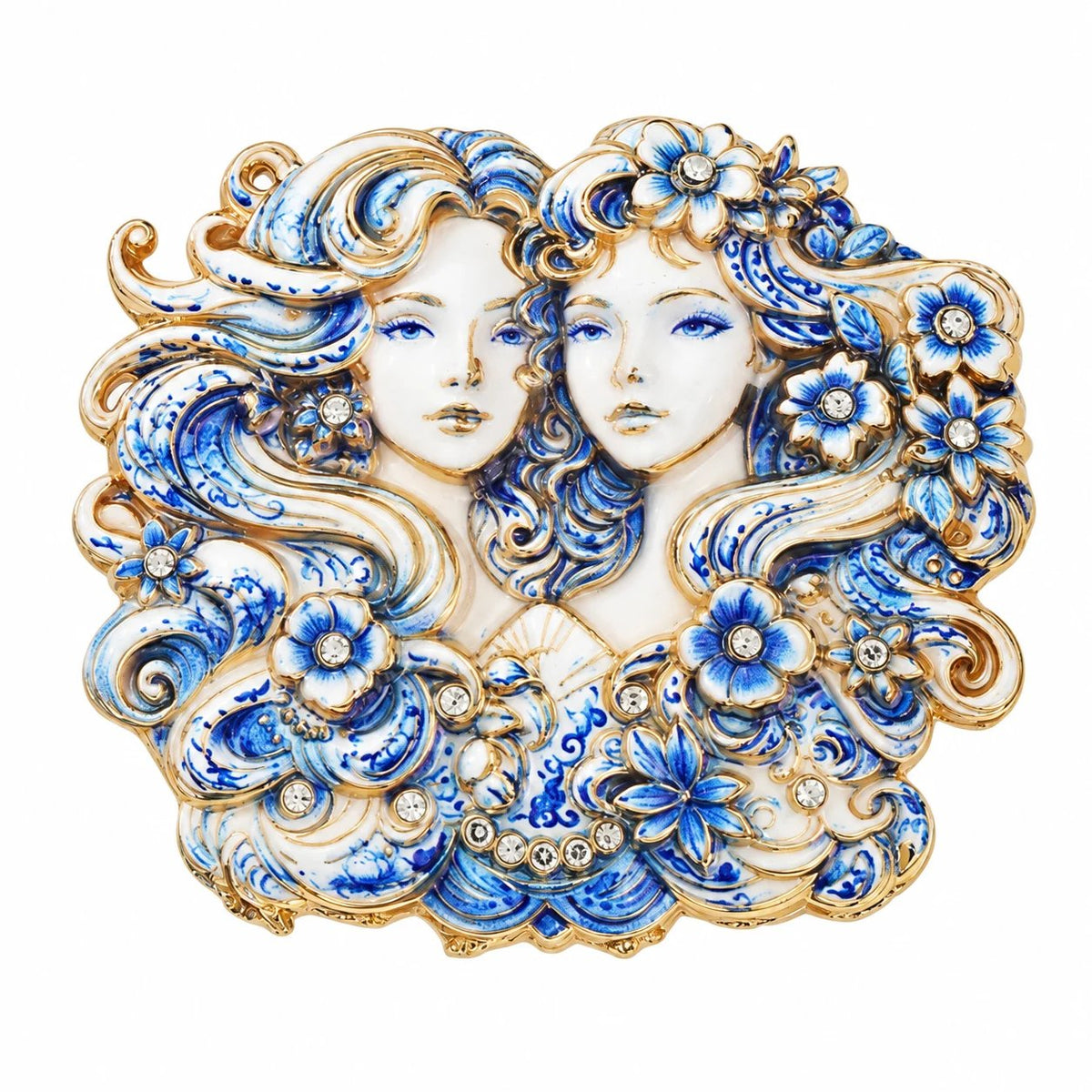 Luxury Zodiac Enamel Brooch – Turn a Simple Blazer into a Statement ✨