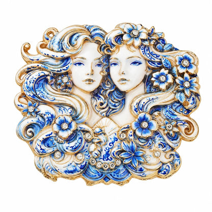 Luxury Zodiac Enamel Brooch – Turn a Simple Blazer into a Statement ✨