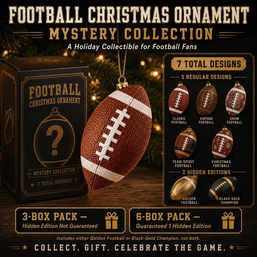 🏈 A Christmas Ornament Collection Made For Football Lovers