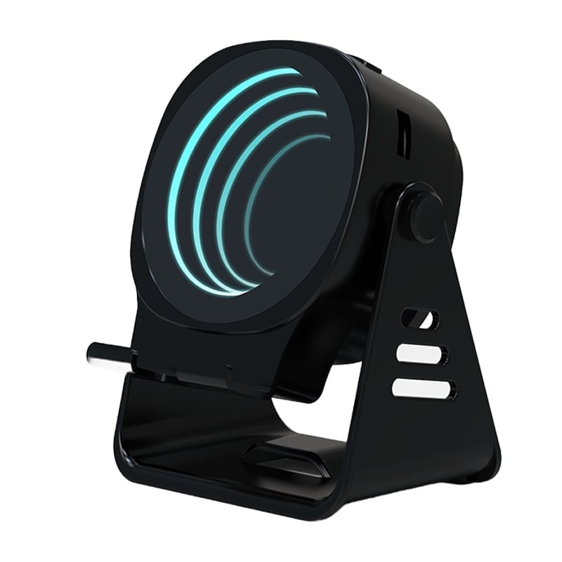 [7-in-1 Upgrade] Wireless Induction Speaker Phone Stand with Remote Control