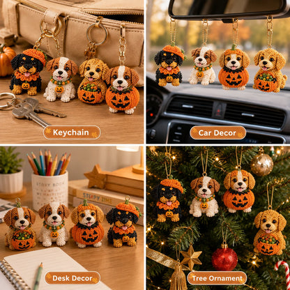 🎁🐶🎃🐶3D Halloween Dog DIY Art Set