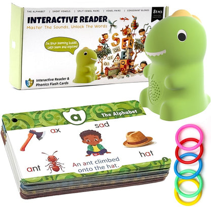 Dinosaur Talking Pen with Phonics Cards