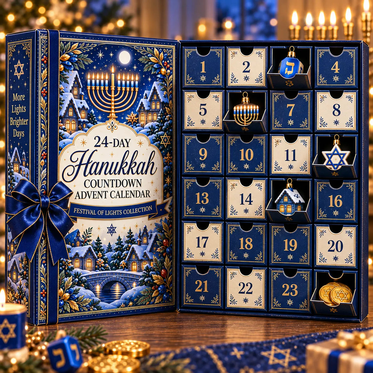 🕎 24 Little Ornaments of Hanukkah Magic | A Keepsake Collection For Festival Of Lights Traditions