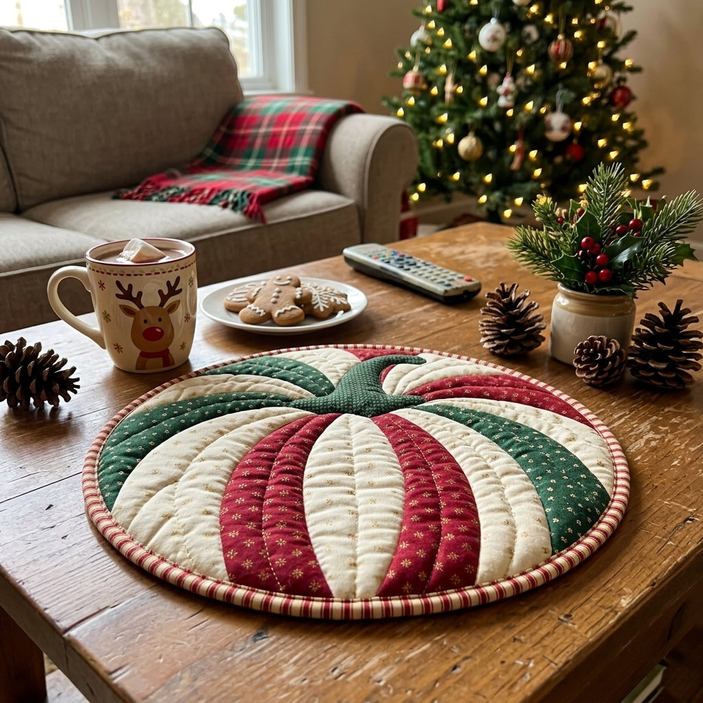 Cozy Pumpkin Patch Mat Sewing Template Set