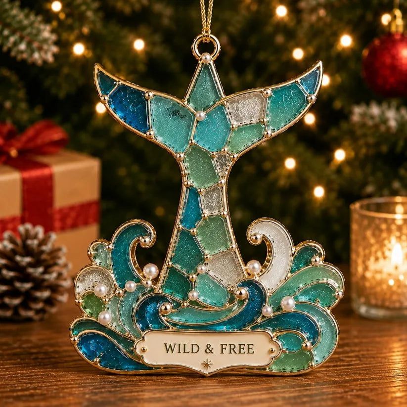 ⏳ Last Day 49% OFF – 🌊 Sea Glass Coastal Christmas Ornament Collection | 8 Ocean-Inspired Designs With Lighthouse, Turtle, Sailboat & More For Beach Lovers, Coastal Homes & Holiday Decor 🎄