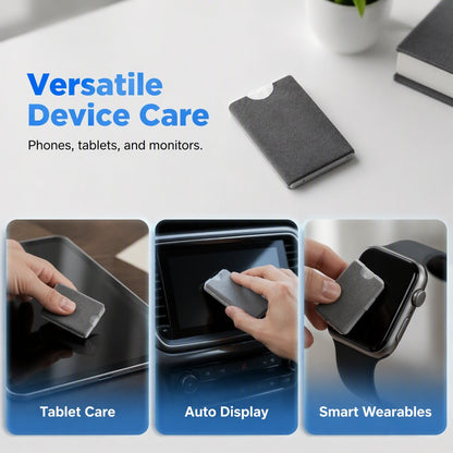 🎁Buy one get one free🔥🔥🔥Portable 2-in-1 Screen Cleaner & Microfiber Cloth