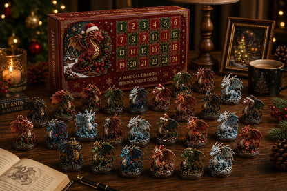 🐉 24 Days of Dragons Advent Calendar – 24 Unique Dragons, 24 Magical Christmas Surprises 🎄✨