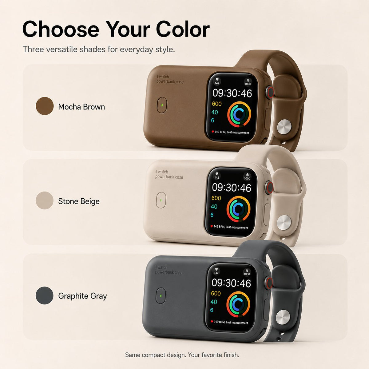 📍⌚ Portable Apple Watch Power Bank