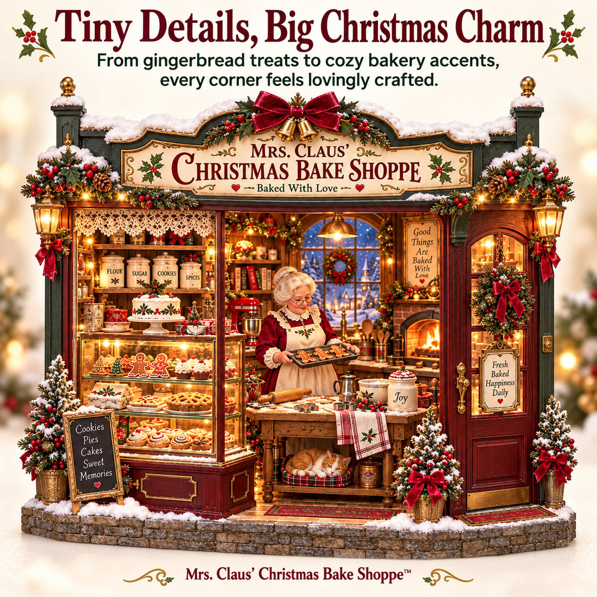 🧁 Mrs. Claus’ Christmas Bake Shoppe DIY Kit 🎄
