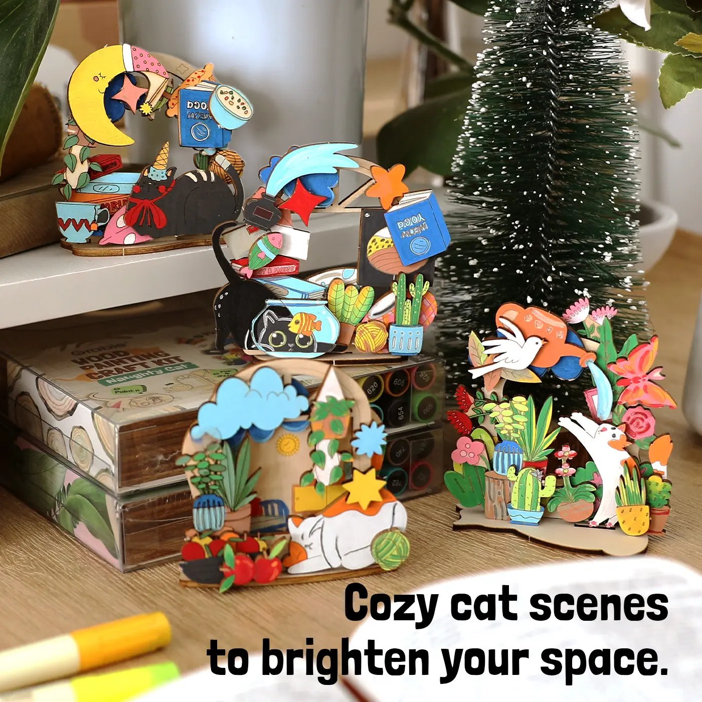 🎨Wood Painting Art Craft Kit - ✨Complete Handcraft Set with Crafting Tools(📦Buy 2 Free Shipping)