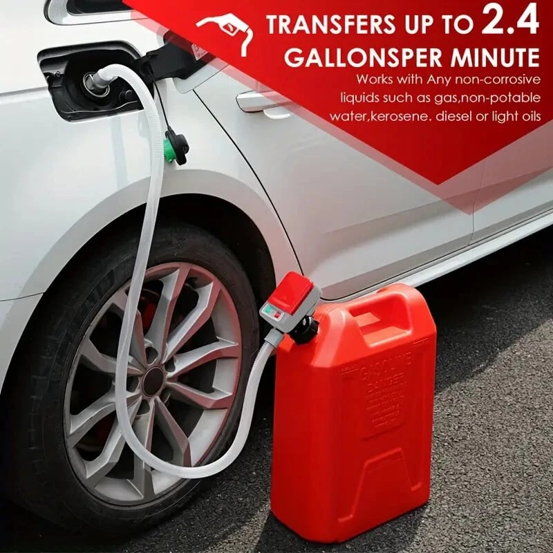 Portable Battery Powered Fuel Transfer Pump