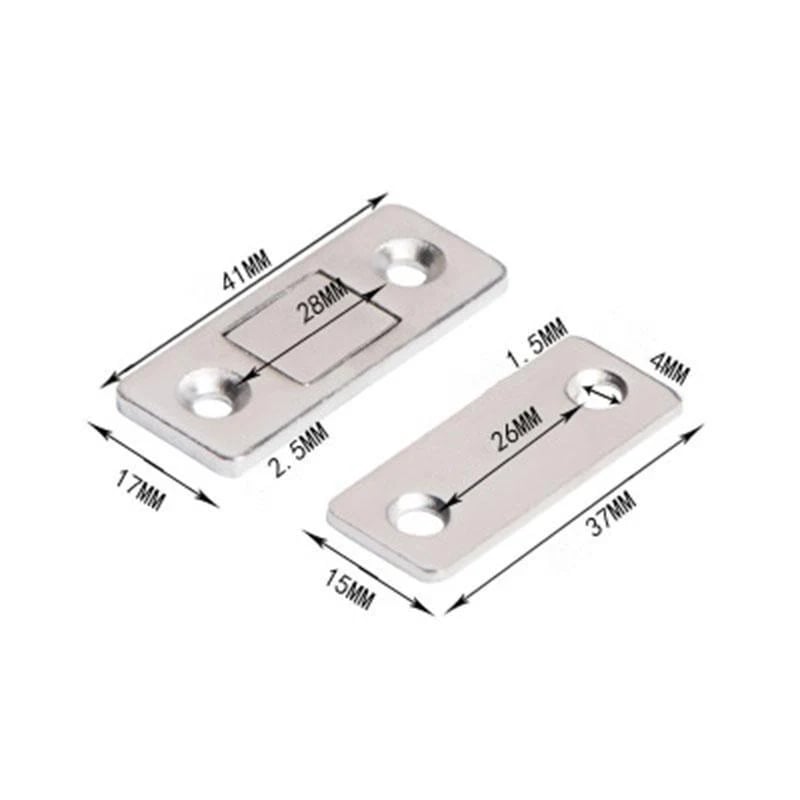 Magnetic Door Closer Without Perforations